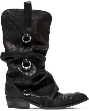 Aniye By Charms Tex Ring-Detail Boots - Black