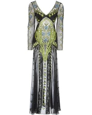 Temperley London Gigi Maxi Dress - Green