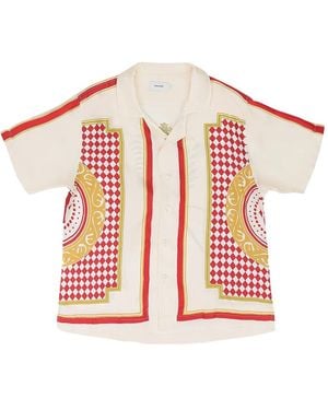 Rhude Chemise À Détail De Logo - Rouge