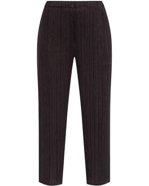 Pleats Please Issey Miyake Monthly Colors: December パンツ - ブルー