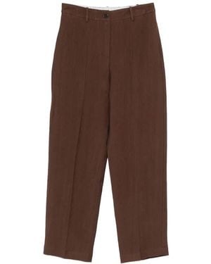 Alysi Tailored Trousers - Brown