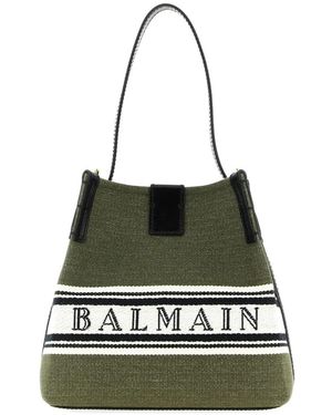 Balmain Borsa A Secchiello - Verde