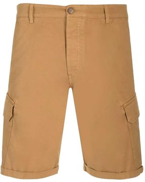 Al Duca d'Aosta Cotton Cargo Shorts - White