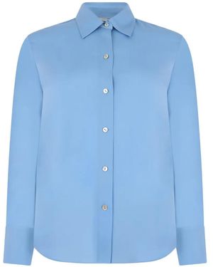 Vince Camicia A Maniche Lunghe - Blu