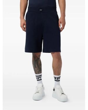 Philipp Plein Fleece Shorts Basic - Blue