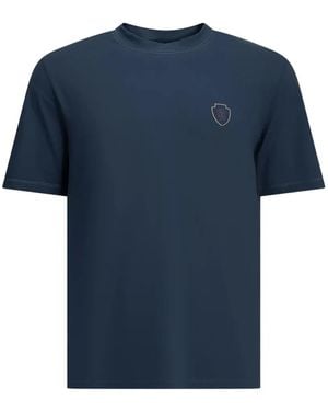Brunello Cucinelli Crew-Neck T-Shirt - Blue
