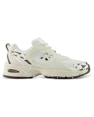New Balance Baskets 530 À Imprimé Vache - White