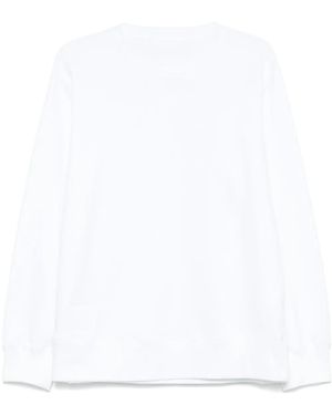 Sacai Wtaps-Print Sweatshirt - White