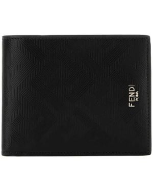 Fendi Leather Wallet - ブラック