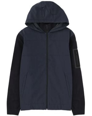 BOSS Hooded Zip Jacket - Blue