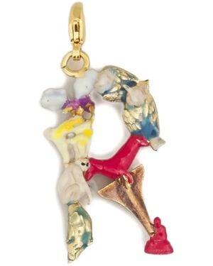 Marni Ciondolo Con Lettera "R" - Metallizzato