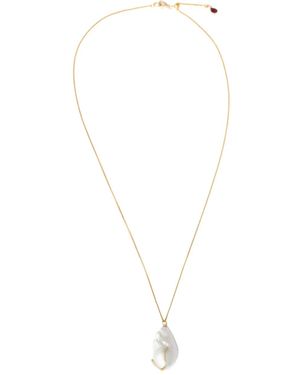 Yi Collection 18Kt Kintsugi Necklace - White