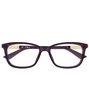 Chloé Brille Mit Geometrischem Gestell - Schwarz
