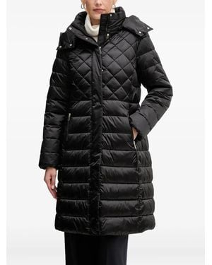 Joop! Constance Quilted Hooded Coat - Black