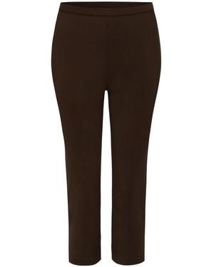 Azeeza Pantalones capri Shreya - Marrón