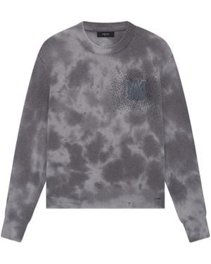 Amiri Sudadera Ma Con Detalles De Cristal - Gris