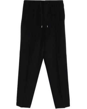 Cellar Door Elasticated-Waistband Trousers - Black