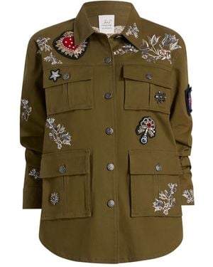 Cinq À Sept Veste Vera À Patch Brodé - Vert