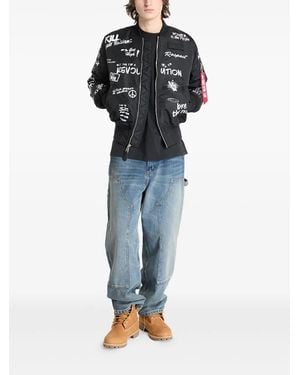 Alpha Industries Ma-1 Peace Bomberjacke - Blau