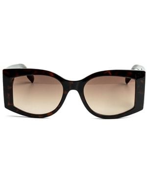 Karl Lagerfeld ロゴ サングラス - ナチュラル