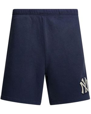 Polo Ralph Lauren X Mlb New York Yankees Logo-Patch Shorts - Blue