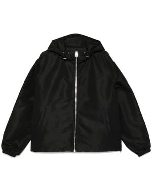 Givenchy ジップアップ フーデッドジャケット - ブラック