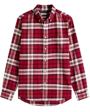 Tommy Hilfiger チェック シャツ - レッド