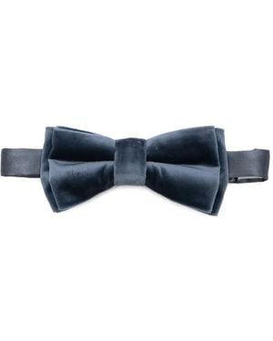 Paul Smith Velvet Bow Tie - Blue