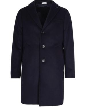 BRERAS Milano Einreihiger Mantel - Blau