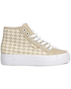 DC Shoes Hi Platform Manual High-Top Sneakers - White