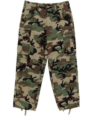Stussy Trousers Brown - Green