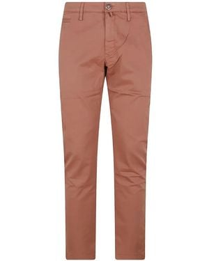 Jacob Cohen Logo-Patch Chino Pants - Brown