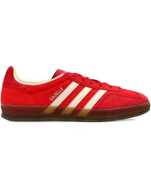adidas Gazelle Indoor Suede Trainers - Red