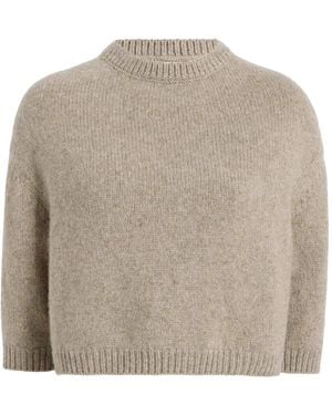 KHAITE Sabina Crew-Neck Jumper - Grey