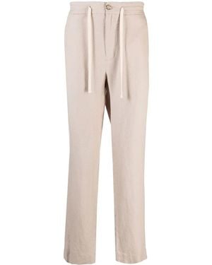 Vince Broek Met Trekkoord - Naturel