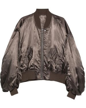 Rick Owens "Secchia Flight"Padded Jacket - Brown