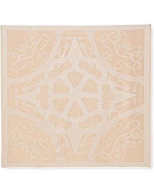 Guess Dita Patterned Scarf - Natural