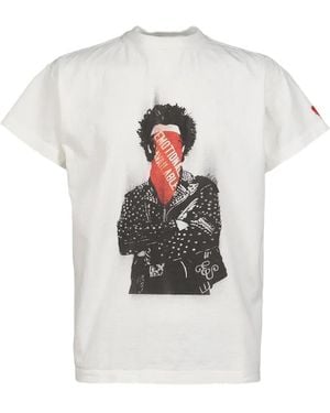 Emotionally Unavailable Graphic-Print T-Shirt - White
