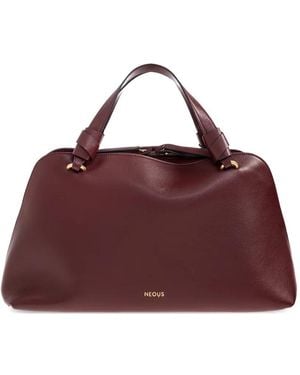 Neous Aries Leather Tote Bag - Purple