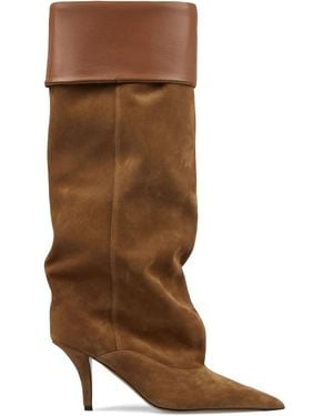 Paris Texas 75Mm Ines Leather Boots - Brown