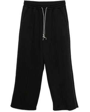 FIVE CM Drawstring Track Trousers - Black