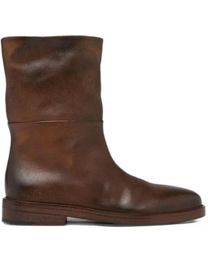 Marsèll Tubetto Lederstiefel Mit Poliertem Effekt - Braun