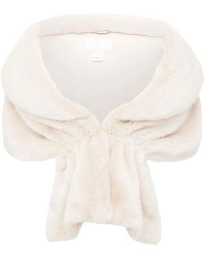 Unreal Fur Champagner Cape Aus Faux Fur - Natur