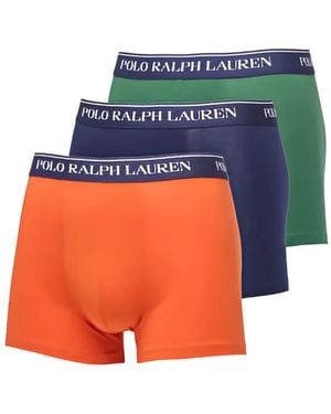 Polo Ralph Lauren Lots De Trois Boxers À Logo À La Taille - Orange
