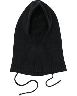 VIETTI MERCHANDISE Balaklava Aus Kaschmir Mit Kordelzug - Schwarz