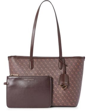 Tammy & Benjamin Shopper Mit Monogrammmuster - Braun