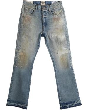 GALLERY DEPT. Distressed Frayed Jeans - Blue