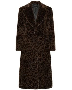 ROTATE BIRGER CHRISTENSEN Faux-Fur Coat - Black