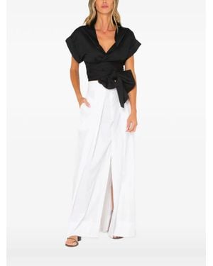 JBQ Kora Wrap-Around Top - White