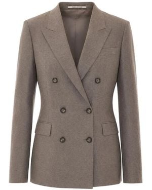 Tagliatore J-Parigi Double-Breasted Blazer - Gray